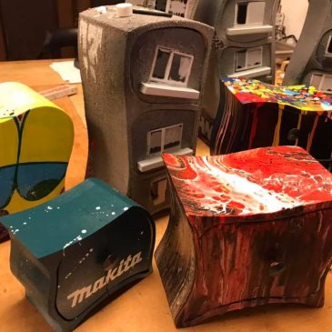 Berliner Street Art Kästchen