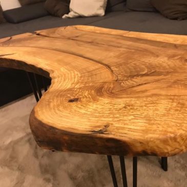 Wunderschöne Tischplatte aus Eiche