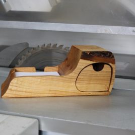 Zettelbox aus Kirsche